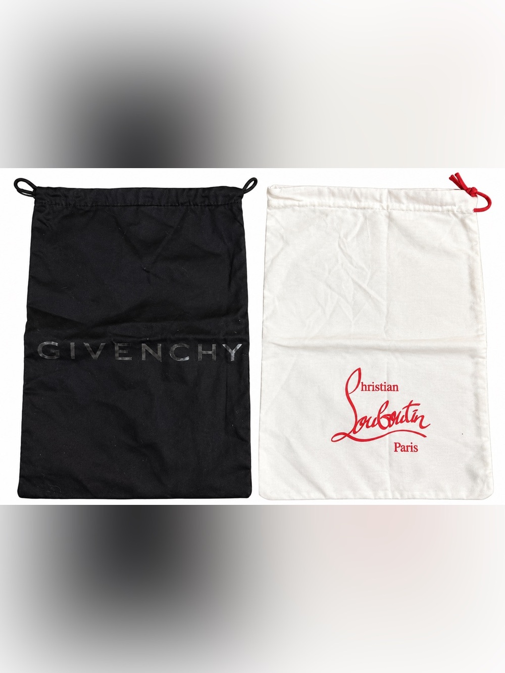 Givenchy + Christian Louboutin Designer Dust Bag Bundle
